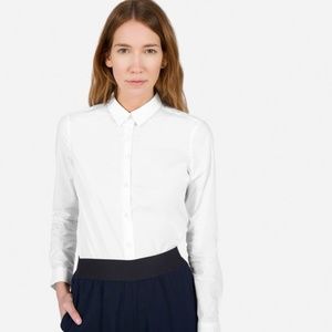Everlane Slim Fit Stretch Poplin Cotton Shirt